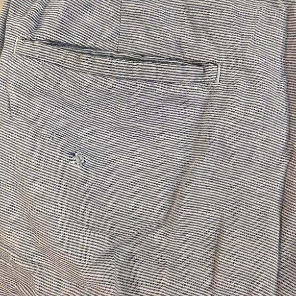 J. Crew‎ Stanton Shorts Brad McNutt Irish Linen Blue White Striped - Picture 6 of 6